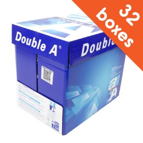 Double A 80GSM A4 Copier Paper - 32 Boxes