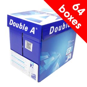 Double A 80GSM A4 Copier Paper - 64 Boxes