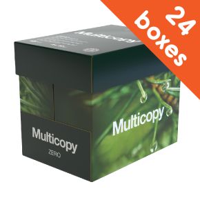 Multicopy Zero 80GSM A4 Copier Paper - 24 Boxes