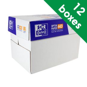 Oxford 80GSM A4 Copier Paper - 12 Boxes