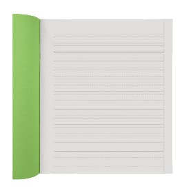 Lined exercise books