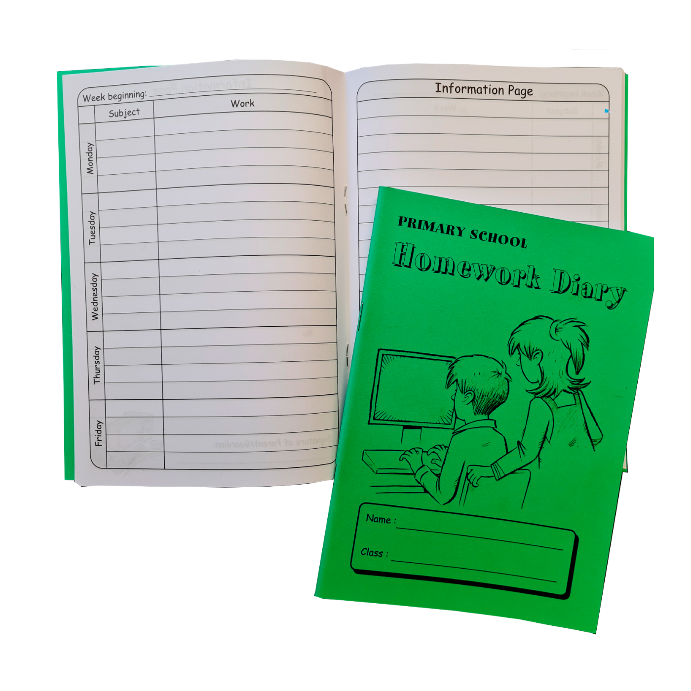 homework diary primary school