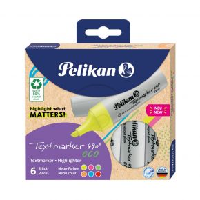 Pelikan ECO Highlighter - Neon Colours - set of 6