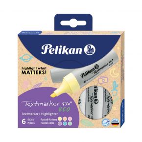Pelikan ECO Highlighter - Pastel Colours - set of 6