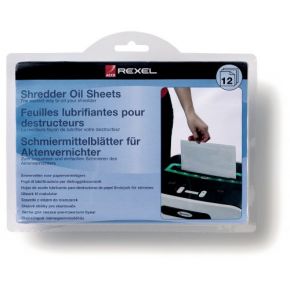 Rexel Shredder Oil Sheets (PK12)