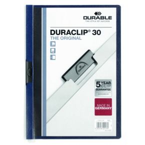 Duraclip 30 Report File 3mm A4 MN BL PK2