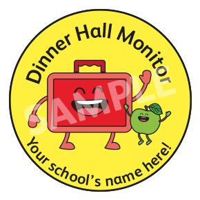 Dinner Hall Monitor Sticker
