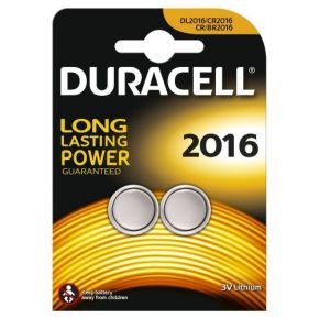 Duracell Lithium Coin 3V 2016 PK2