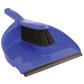 ValueX Dustpan & Soft Brush Set Blue