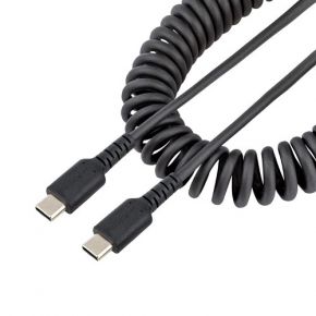 1m USB C to USB C Charging Coiled Cable
