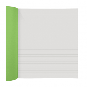 A4 Exercise Book - B024 -  Top blank, Bottom 10mm lines