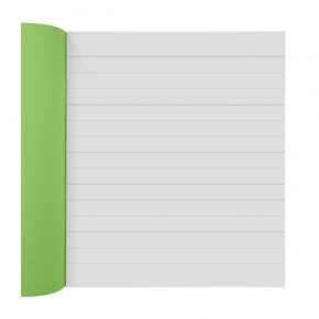 A4 Exercise Book - B030 - Left side Blank, right side 19mm lines