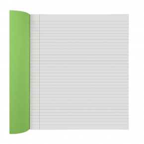 A4 Exercise Book - B032 - 8mm Lines with margin