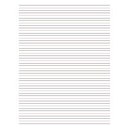 Two Line Ruling Page Writing Paper - 2 Colour Lines
