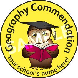Commendation Sticker Geography Commendation Sticker