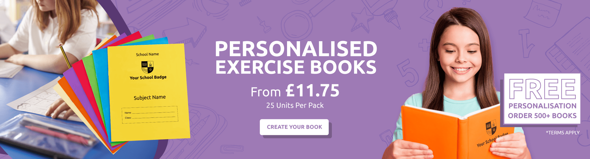 Personalised Exercise Books