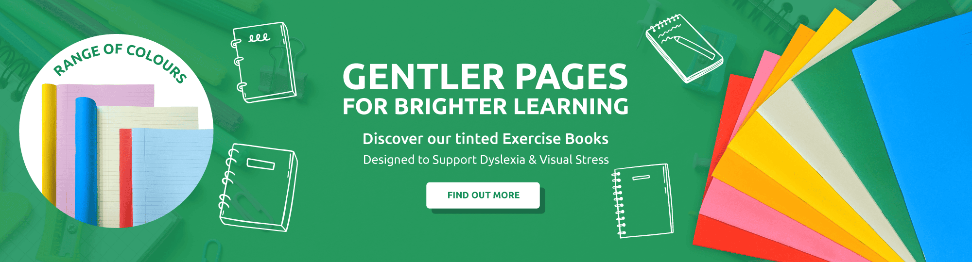 Tinted Exercise Books