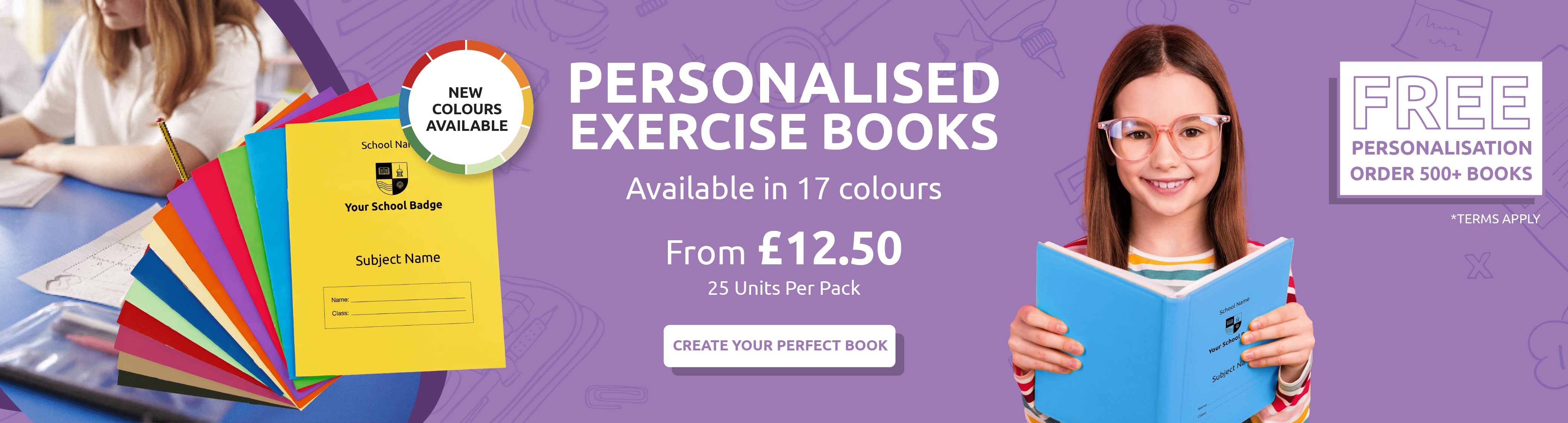 Personalised Exercise Books