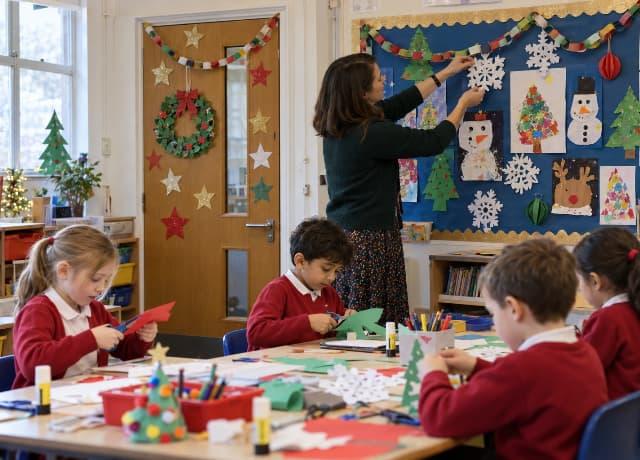6 stress-free festive classroom decor ideas to try this Christmas
